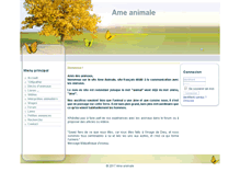 Tablet Screenshot of ame-animale.fr